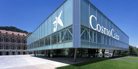 The conference is hold at Cosmocaixa museum